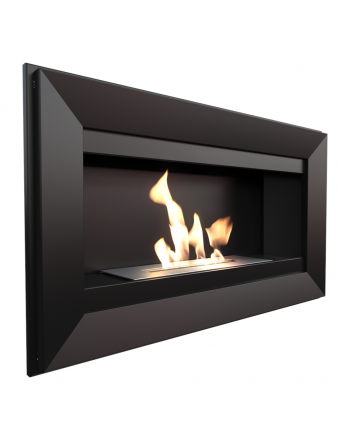 Kratki Biokamin Wandkamin Charlie | schwarz | CHARLIE/CZARNY/TUV ➔ Klimaworld.com