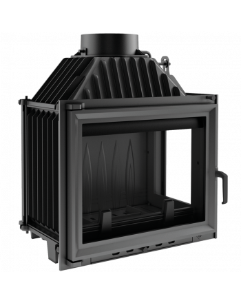 Kratki Kamineinsatz Maja 8 | Seitenscheibe rechts | 8 kW | MAJA/P ➔ www.klimaworld.com