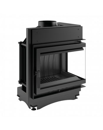 Kratki Kamineinsatz Maja 8 mit Eckscheibe rechts | klimaworld.com