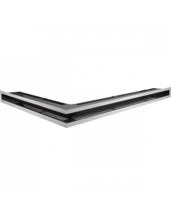 Kratki Eckluftleiste rechts | 547x766mm Winkel x 60mm | geschliffen