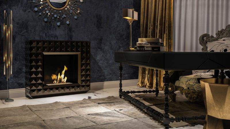 Ambientebild - Egzul schwarz matt mit Swarovski-Steinen Ambientebild - Egzul schwarz matt mit Swarovski-Steinen