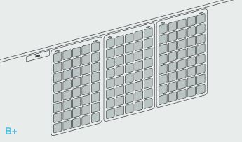 2 flexible Solarpanele mit je 105Wp | schlankste Variante | Ein Wechselrichter Einfachste Plug and Play Montage am Balkon 5m Kabellänge