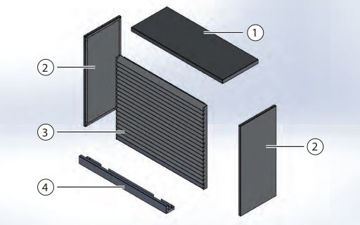 einzelne Komponenten Designhaube WDH